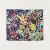 Gefallene Herbstverläufe lassen Abstrakt Wandteppich (Vorderseite (Horizontal))