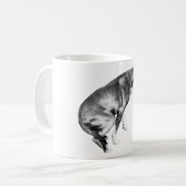 Gefallene Jungtiere im Herbst Schatten Kaffeetasse (Vorderseite Links)