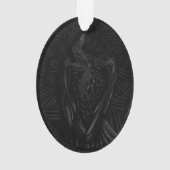 Gefallene Krähe Ornament (Rückseite)