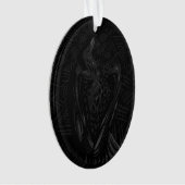 Gefallene Krähe Ornament (Vorderseite)