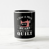 Gefallene Quilter-Geschenke Tasse (Zentrum)