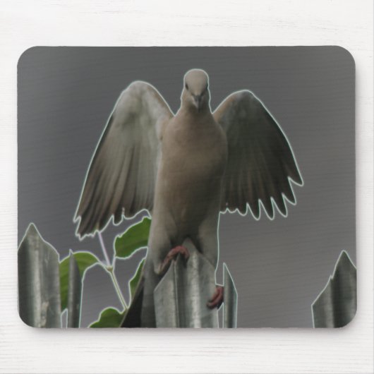 Gefallene Taube-Mauspad Engel Mousepad (Vorne)