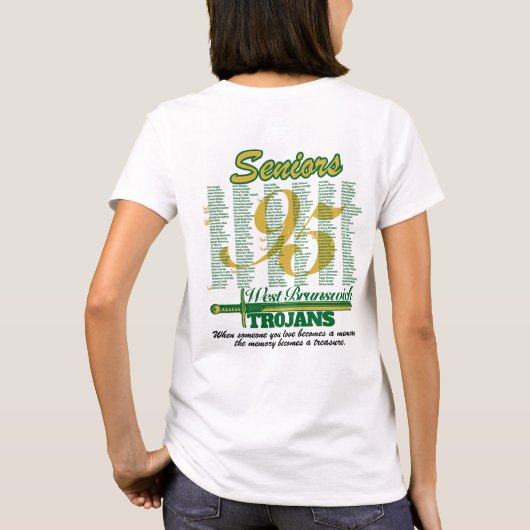 Gefallene Trojaner Klasse 95 T-Shirt (Rückseite)