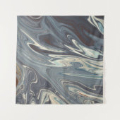 Gefallene Waves Art | Modernste abstrakte Malerei Wandteppich (Vorderseite (Horizontal))