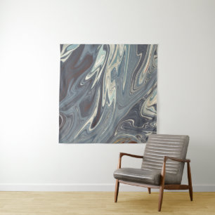 Gefallene Waves Art Modernste abstrakte Malerei Wandteppich