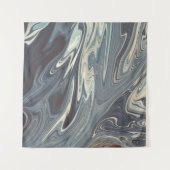 Gefallene Waves Art | Modernste abstrakte Malerei Wandteppich (Vorderseite)