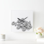 Gefallene Zahlen Wanduhr (Zuhause)