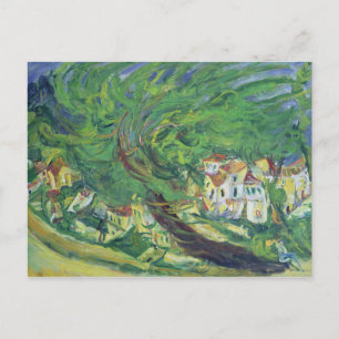 Gefallener Baum, c.1922-23 Postkarte