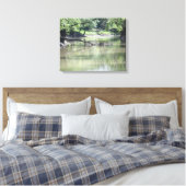Gefallener Baum im Wasser Leinwanddruck (Insitu (Schlafzimmer))