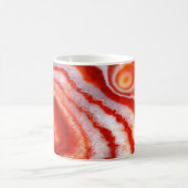 Gefallener Blutorange Achat. Kaffeetasse (Mittel)