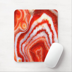 Gefallener Blutorange Achat. Mousepad