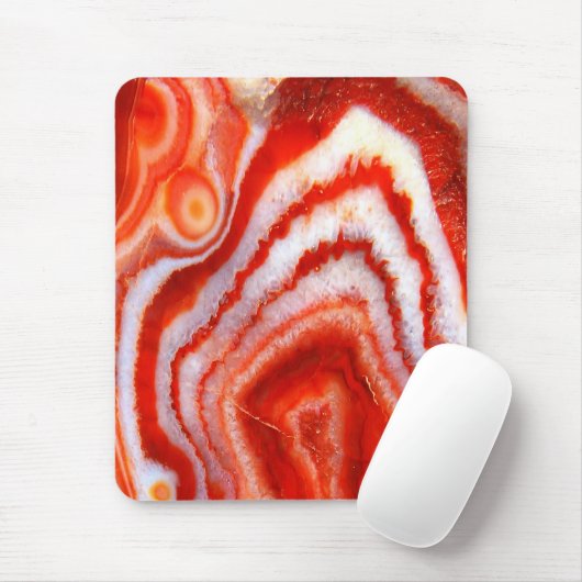 Gefallener Blutorange Achat. Mousepad (Mit Mouse)