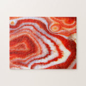 Gefallener Blutorange Achat. Puzzle (Horizontal)