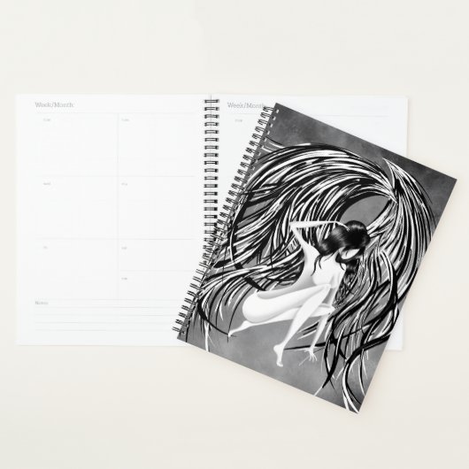 Gefallener Engel Grau Monochrom Planer (Anzeige)
