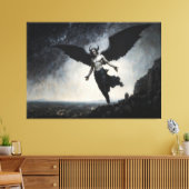 Gefallener Engel Luzifer Leinwanddruck (Insitu (Wohnzimmer))
