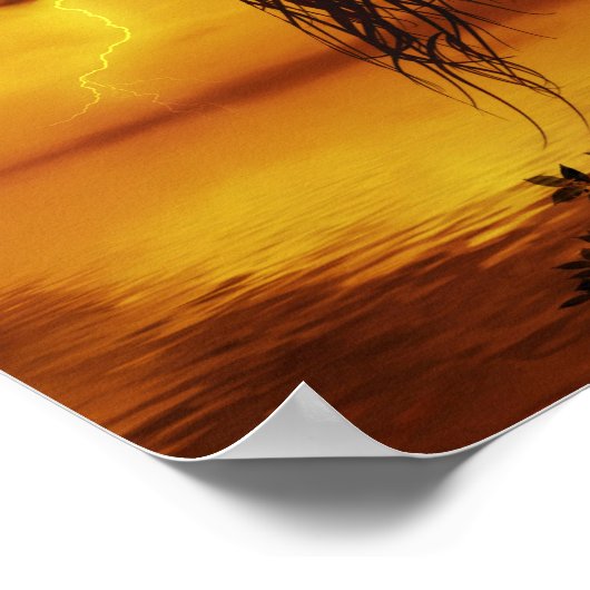 gefallener Engel Poster (Ecke)