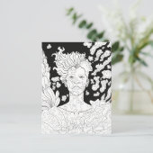 Gefallener Engel Postkarte (Stehend Vorderseite)