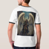 Gefallener Engel T-Shirt (Schwarz voll)