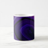 Gefallener Wirbelnder Lila-Geode Kaffeetasse (Mittel)