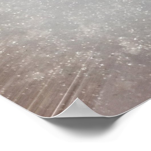 gefallener Zweig Poster (Ecke)