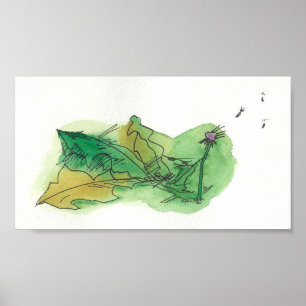 Gefallenes Blätter Poster