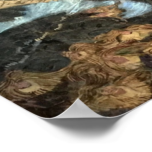 gefallenes Demon-Substrat Poster (Ecke)