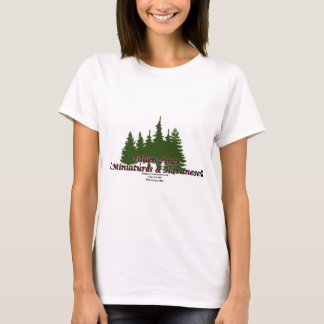Gefallenes Kiefern-Kleid T-Shirt