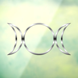 Gefallenes Symbol einer heidnischen Göttin Fensteraufkleber