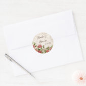 Gefällige Sticker oder Siegel, Trellis Rose Vintag (Umschlag)