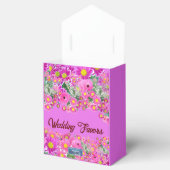 Gefälligkeit Box Bow2(Pink Blume Mix) RFPMDesign © Geschenkschachtel (Geöffnet)
