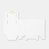 Gefälligkeit Box-Extravagantes Goldenes Herz Geschenkschachtel (Ungefaltet)