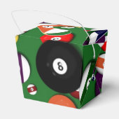 Gefälligkeit/Geschenkboxen - Billard Geschenkschachtel (Rückseite)