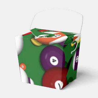 Gefälligkeit/Geschenkboxen - Billard Geschenkschachtel
