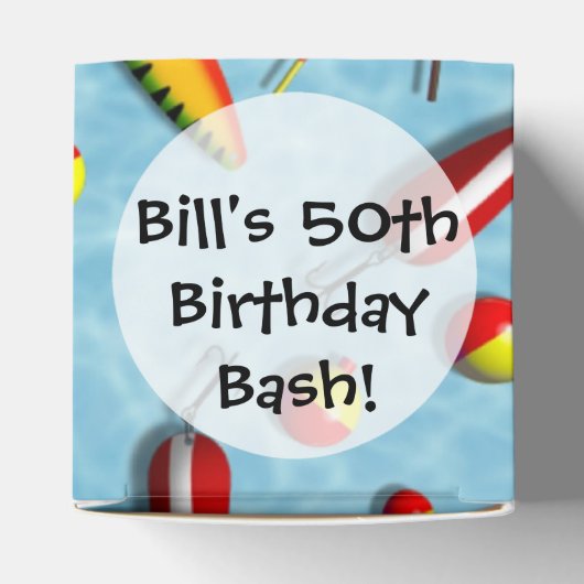 Gefälligkeit/Geschenkboxen - Bob und Lures in der Geschenkschachtel (Oben)