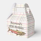 Gefälligkeit/Geschenkboxen - Chinook Lachs auf Kar Geschenkschachtel (Vorderseite)