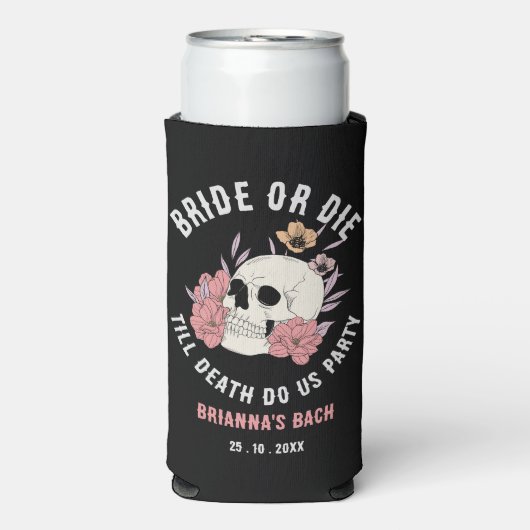 Gefälligkeiten für Junggeselinnen-Abschied von Bra Selters Dosenkühler (Seltzer Vorderseite)