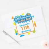 Gefälligkeitsaufkleber - Splashing Fun in der Sonn Quadratischer Aufkleber (Umschlag)