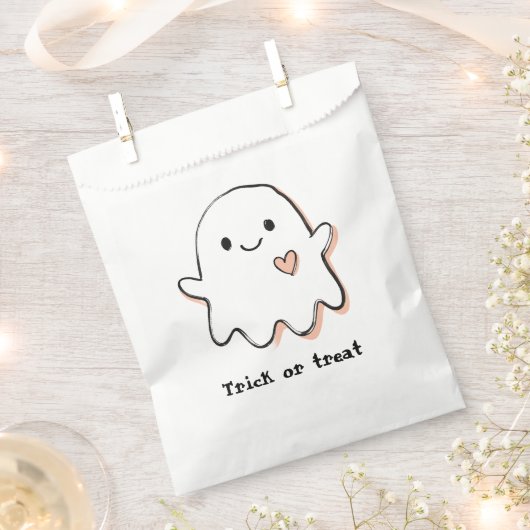 Gefälligkeitsbeutel - Süßer Geister-Trick oder Str Geschenktütchen (Ausgeschnitten)