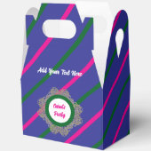 Gefälligkeitsbox 5 Indidigo(rosa grün) RFPMDesign Geschenkschachtel (Offen)