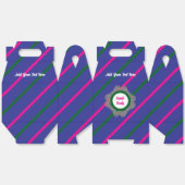 Gefälligkeitsbox 5 Indidigo(rosa grün) RFPMDesign Geschenkschachtel (Ungeklappt)