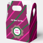 Gefälligkeitsbox 5 Plumb(rosa grün) RFPMDesign ©️  Geschenkschachtel (Offen)