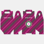 Gefälligkeitsbox 5 Plumb(rosa grün) RFPMDesign ©️  Geschenkschachtel (Ungeklappt)