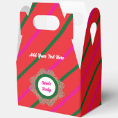 Gefälligkeitsbox 5 Rot (Rosa Grün) RFPMDesign ©️ 2 Geschenkschachtel (Offen)