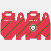 Gefälligkeitsbox 5 Rot (Rosa Grün) RFPMDesign ©️ 2 Geschenkschachtel (Ungeklappt)