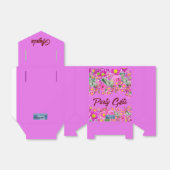 Gefälligkeitsbox Bow3(Pink Blume Mix) RFPMDesign © Geschenkschachtel (Ungefaltet)