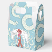 Gefälligkeitsbox Cowboy und Pferd Geschenkschachtel (Geöffnet)