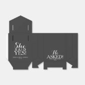 Gefälligkeitsbox - Er Fragte, sagte sie Geschenkschachtel (Ungefaltet)