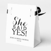 Gefälligkeitsbox - Er Fragte, sagte sie Geschenkschachtel (Rückseite)