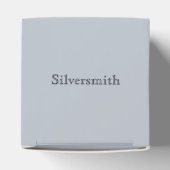 Gefälligkeitsbox - Familienstamm mit Name Geschenkschachtel (Oben)