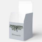 Gefälligkeitsbox - Familienstamm mit Name Geschenkschachtel (Geöffnet)